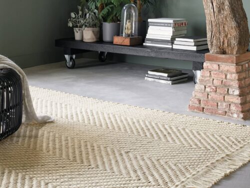 Alfombra Atelier de Brink & Campman, tejida a mano con pura lana virgen