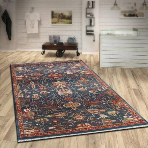 Alfombra Oushak azul 792 de Sualsa en DecoraZone de Bilbao