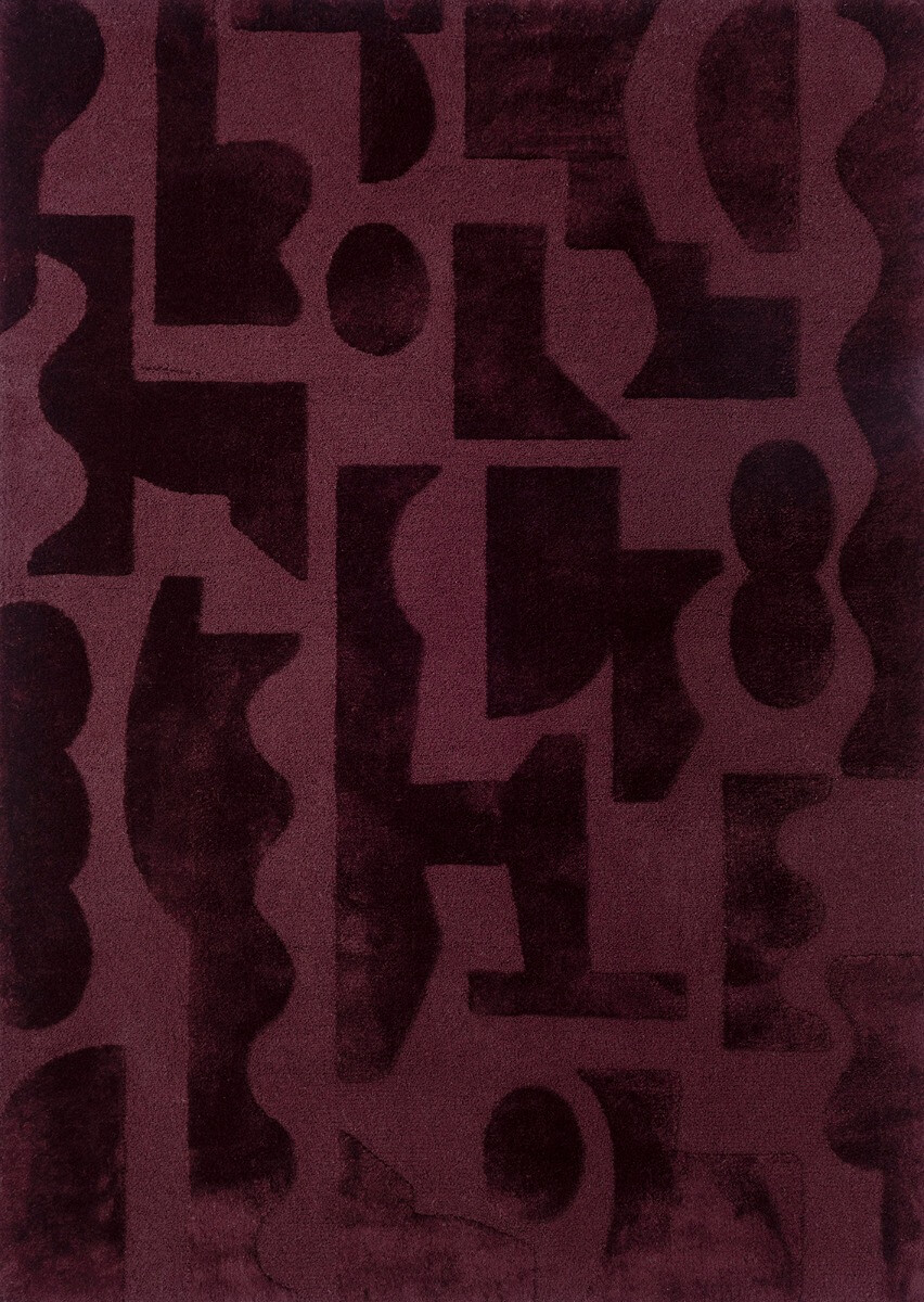 Alfombra Mural de Brink & Campman en diseño abstracto y lana virgen.