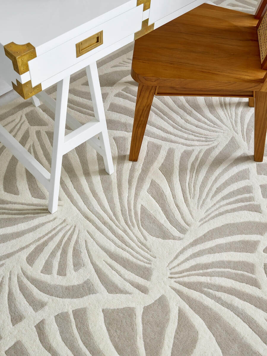 Alfombra lana Japanese Fans en Decorazone de Bilbao tienda de alfombras