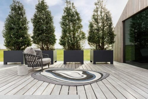 Alfombra de exterior en tienda de alfombras Decorazone de Bilbao