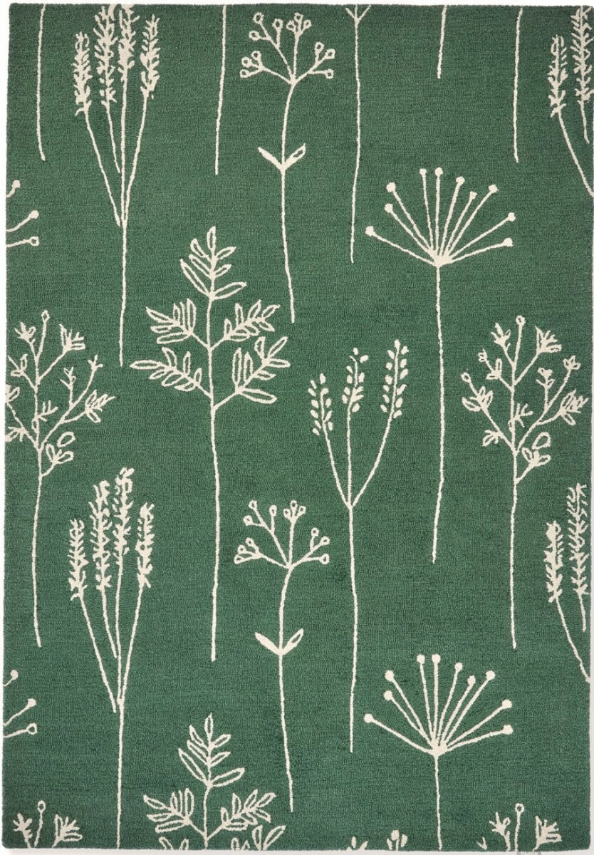 Alfombra lana con diseño floral de Scion en tienda de alfombras Decorazone