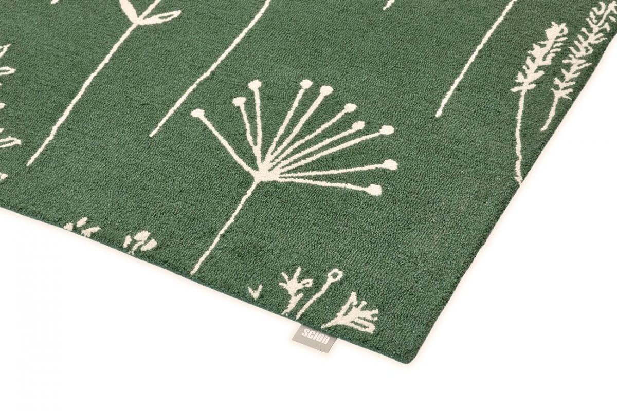Alfombra lana con diseño floral de Scion en tienda de alfombras Decorazone