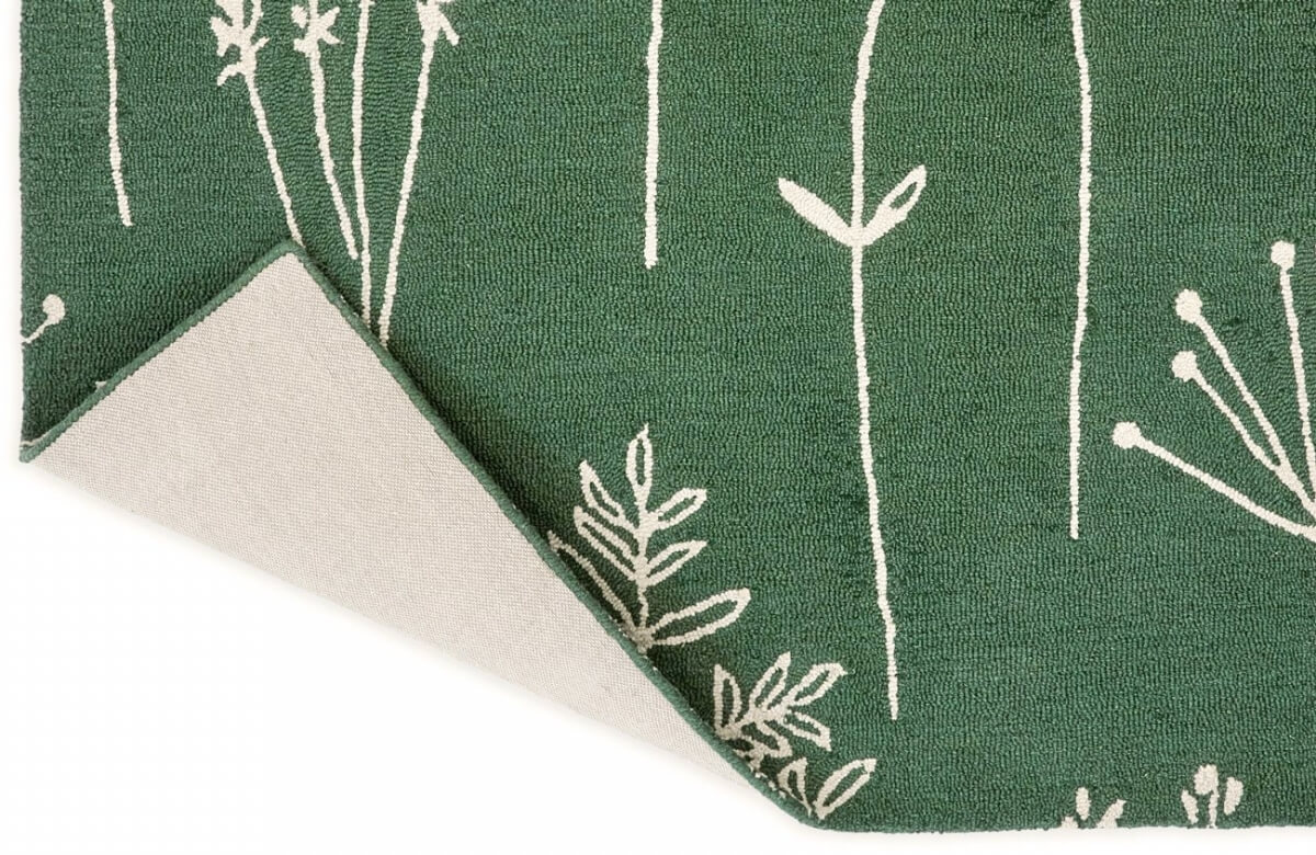 Alfombra lana con diseño floral de Scion en tienda de alfombras Decorazone