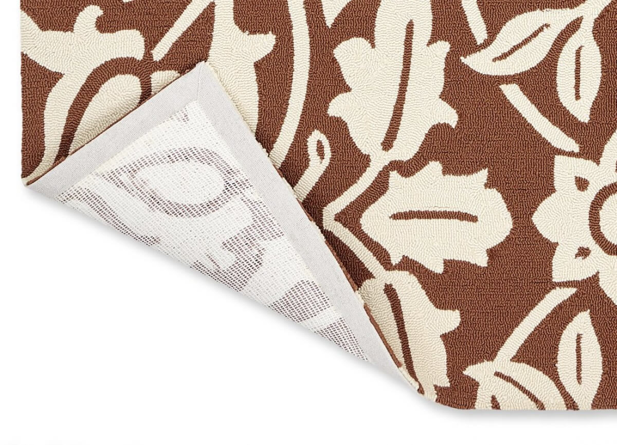 Alfombra de exterior con diseño Morris en color caldera en Decorazone tienda de alfombras