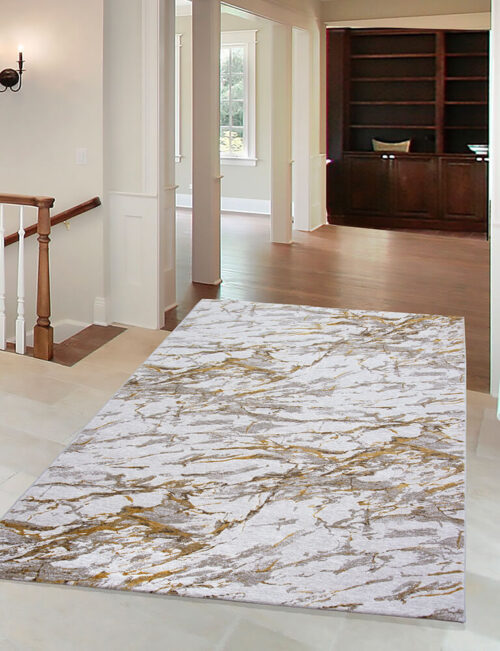 Alfombra Piazza 001 con diseño marmoleado en Decorazone tienda de alfombras