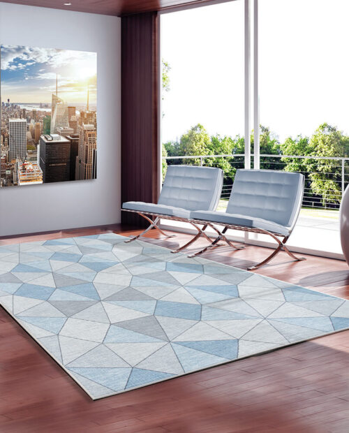 Alfombra Royal palace 934 con diseño geométrico en tienda de alfombras Decorazone