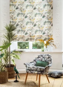 Tejido camengo para cortinas y estores en Decorazone 