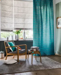 Tejido camengo para cortinas y estores en Decorazone 